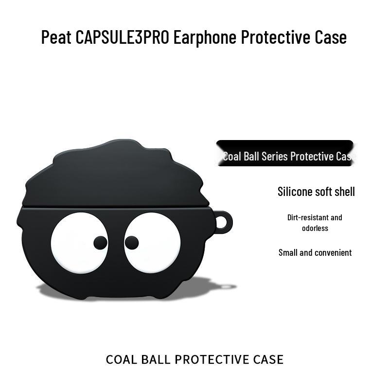 SoundPEATS Peat Capsule 3 Pro Bluetooth Earbuds Cartoon Soft Protective Case Capsule 3 Pro Protective Case