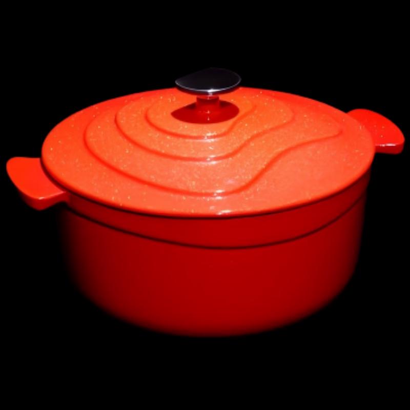 Gui.HeQi Terraced Enamel Cast Iron Pot