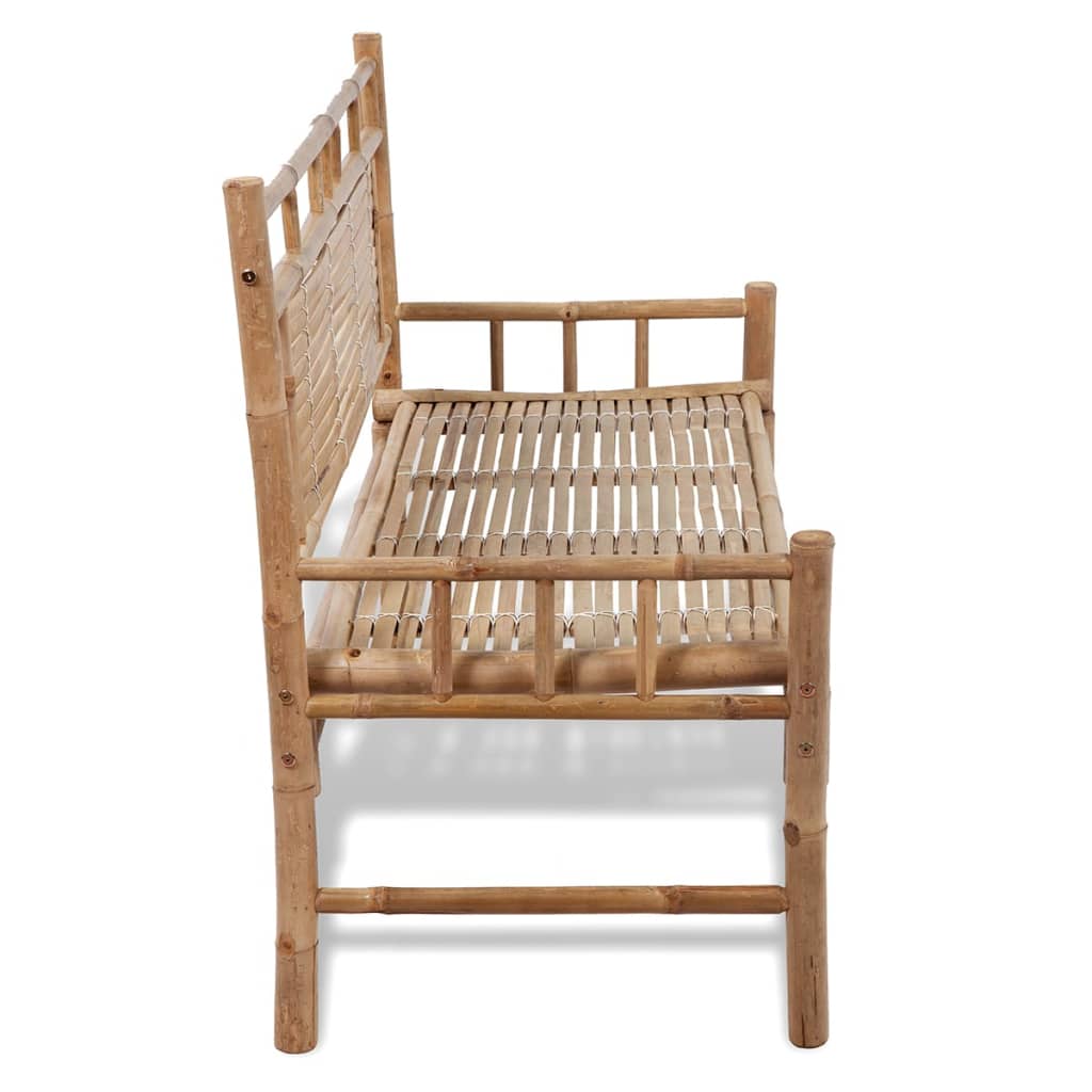 Garden Bench 120 Cm Bamboo