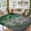 Irland Rugby Design Kristall Samt Teppich Weiche Dekorative Matte für Schlafzimmer Eingang