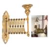 Antique Bronze Finish Metal Candlestick Holder Wall Mounted Candle Holder  Ambient Lighting