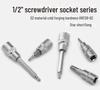 YATO 1/2" Star Screwdriver Socket Set, Chrome Vanadium Steel, S2 Head