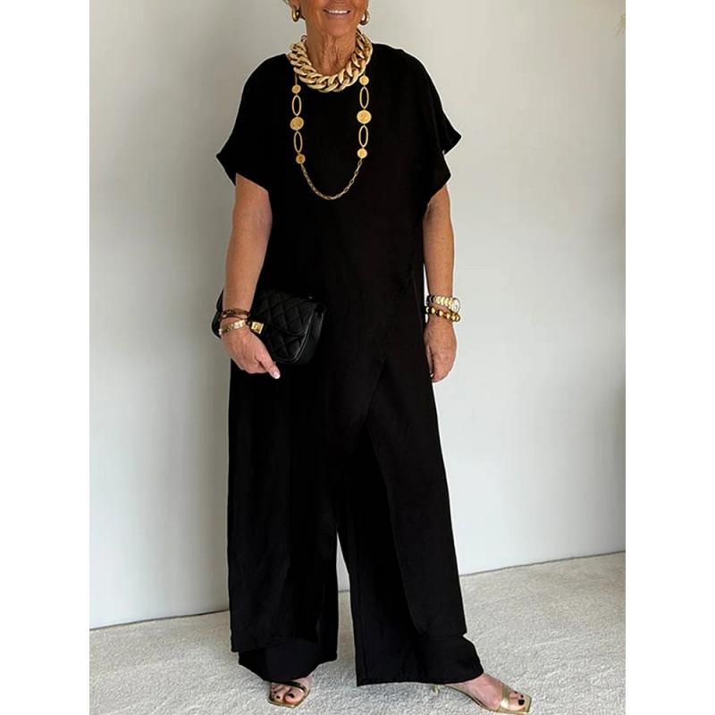 2026 Cross-border European and American independent site Amazon asymmetric top set S чёрный