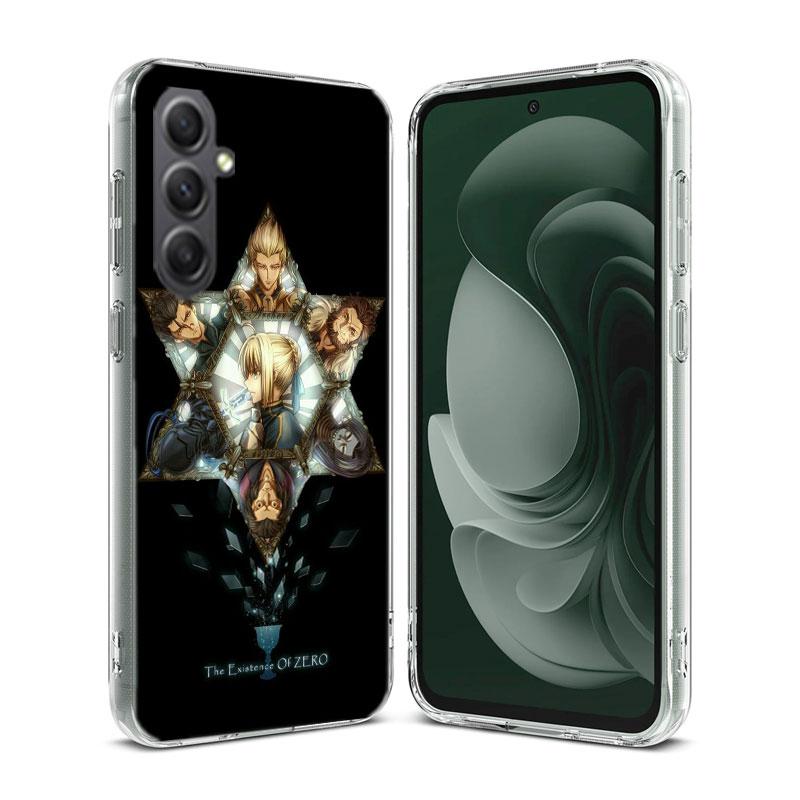 Bilibili F-Fate Stay Night Phone Case for Samsung A16 A26 A36 A56 A17 A37 A57 A07 A06 A02S A03 A04S A05S Galaxy Note 20 10 A50S