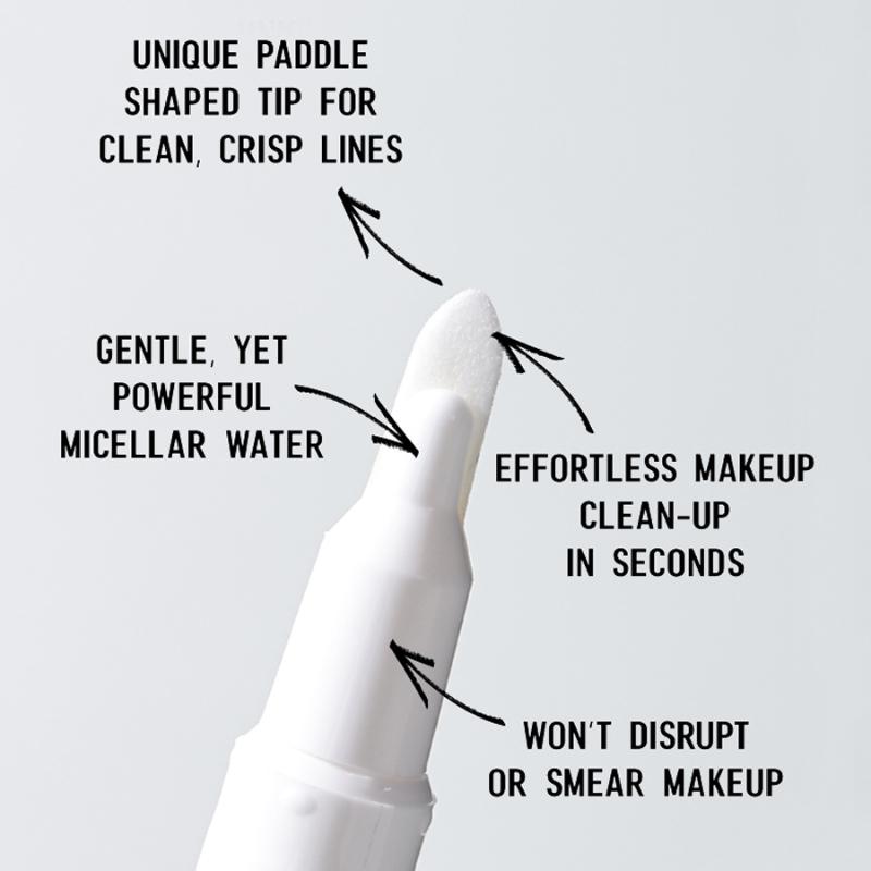 Jemný korekční tužka na make-up Odstraňovač šmouh Tužka Snadno čistící Oční linky Nástroj na opravu rtů Voděodolné Dlouhotrvající Čisticí nástroje