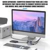 USB 2.0 Extension Cable 1 Male to 3 Female Adapter for Multiple Devices Data Transfer with Metal Housing and 30cm Length