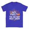 Arknights Endfield The Factory Must Grow Meme Factory Expansion Automation T Shirt Tshirts Unisex 100 Cotton Short Sleeve Tshirt