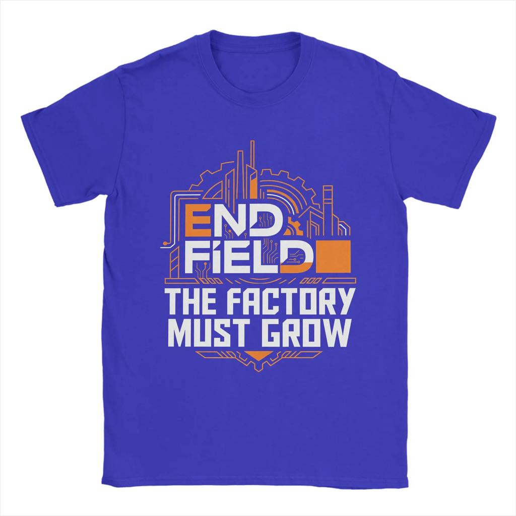 Arknights Endfield The Factory Must Grow Meme Factory Expansion Automation T Shirt Tshirts Unisex 100 Cotton Short Sleeve Tshirt