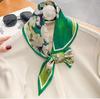 Small silk scarf women's new spring and autumn thin temperament thin lazy free tie popular neck neck protection scarf scarf