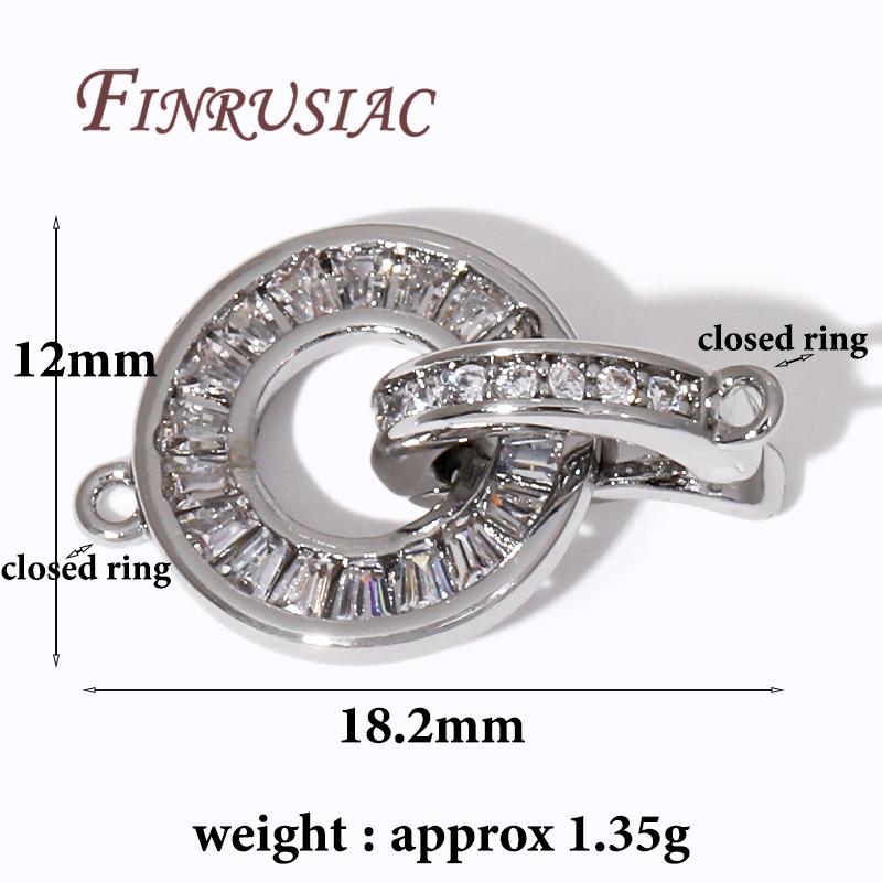 

18K Real Gold Plated Round Connector Clasps For Bracelets,Clasp For Jewelry Making,End Beads Clasp Connecting Findings 1 piece