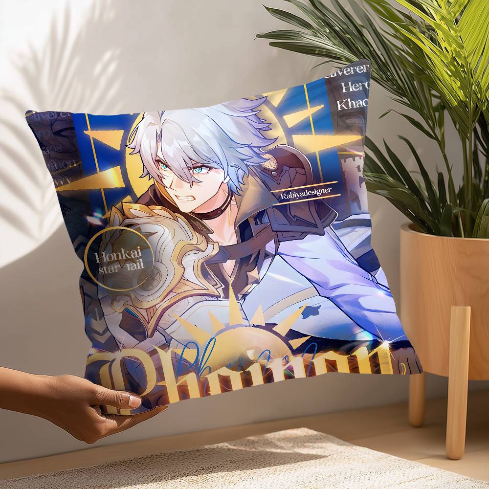 Video Game Phainon Honkai S-Star Rail Pillow Case Plush Fabric Soft Pillowcase Double Sided Print Cushion Cover Household Gifts
