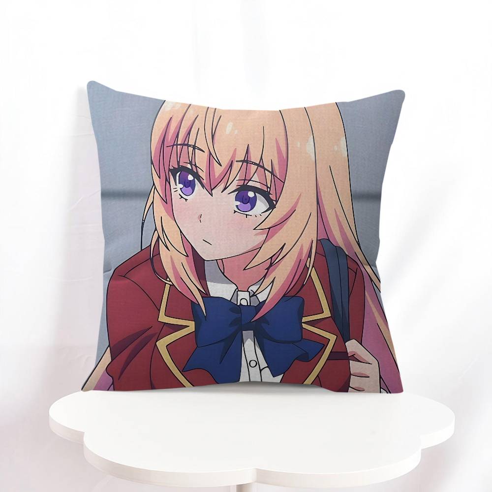 

Honami Ichinose Cartoon Pillow Cover For Bedroom Room And Living Room Sofa Decorative Cushion Cover 16x16Inch