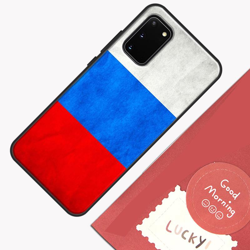 Russian Flag Phone Case For Samsung Galaxy S26 S25 Ultra S20 S21 S22 S23 S24 S10 Plus S25 FE Cover Shell