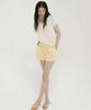 Lingseoul Soft Pocketed Shorts-Yellow