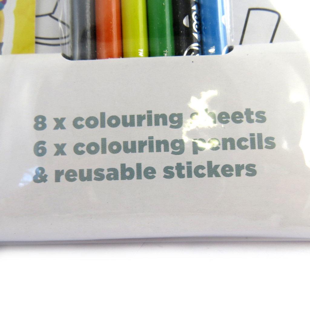 Minions [M8324] - Set coloriage poster 'Minions' (21x19 cm)