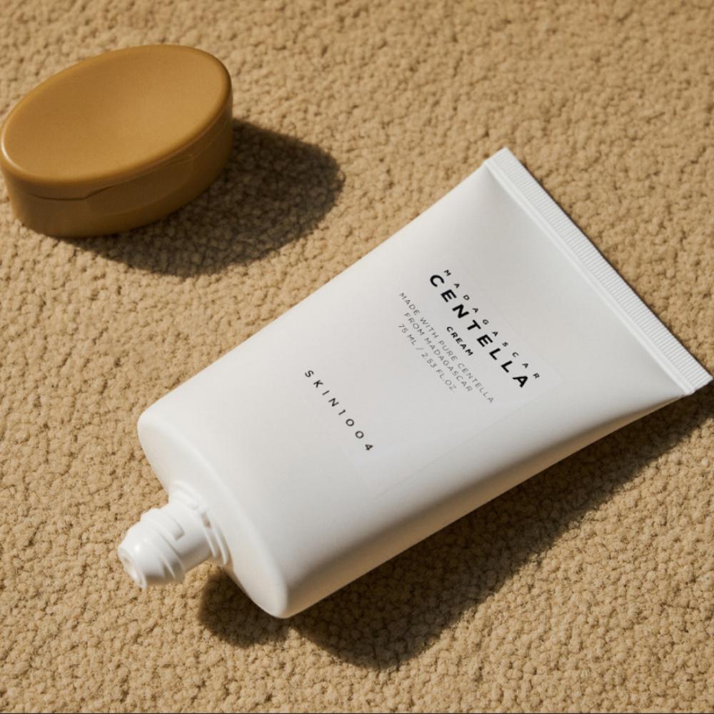 SKIN1004 Madagascar Centella Cream 75mL–Brightening & Anti-Wrinkle Moisturizer / Hydrating Organic Skincare for All Skin Types