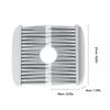 A  Pair Hanging Self Cleaning Hair Catcher Grey Cat Litter Box Floating Fur Brush Door  Cat Door