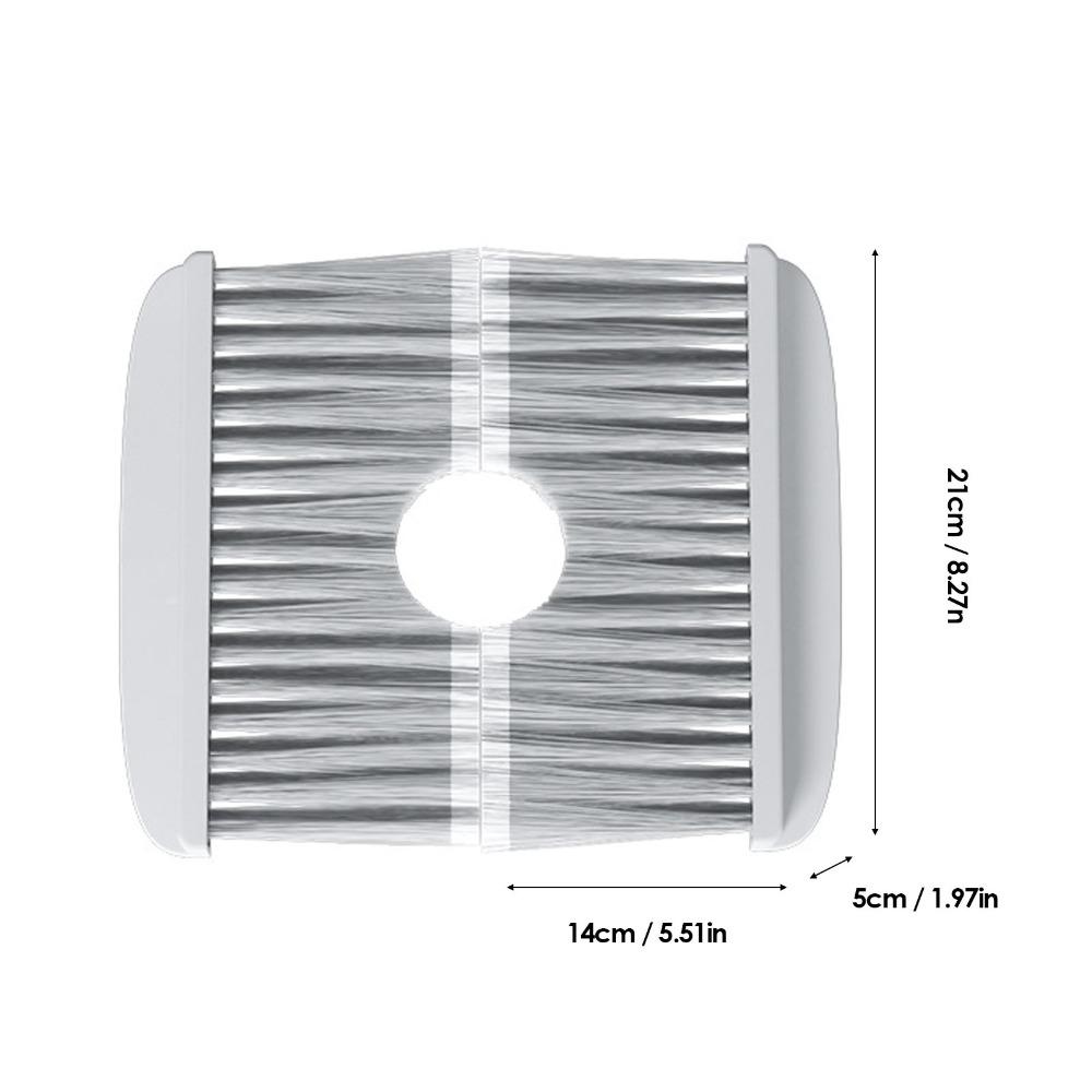 A Pair Hanging Self Cleaning Hair Catcher Grey Cat Litter Box Floating Fur Brush Door Cat Door