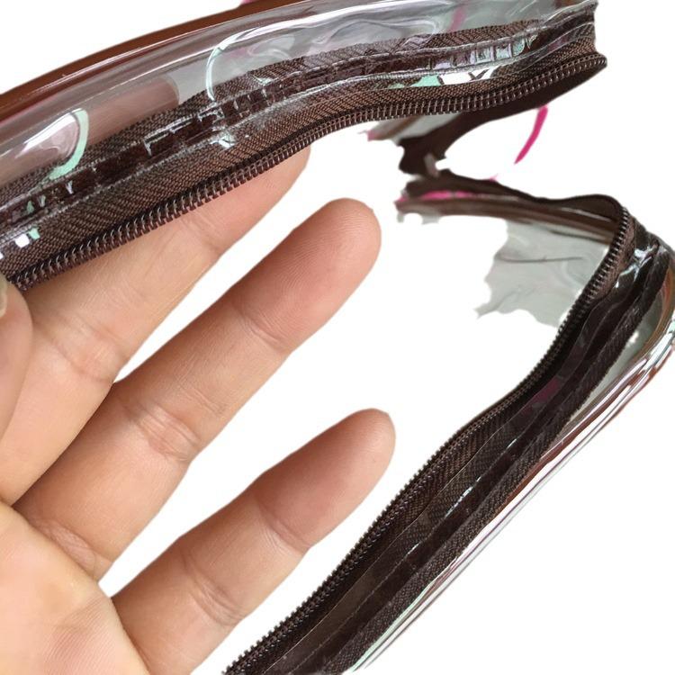 Transparent Vattentät Smink- & Toalettartiklar Organizer Väska - PVC Reseförvaring