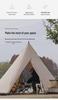 Outdoor Mountain Multi-functional Aluminum Tripod: Camping Rack & Lamp Holder