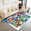 Bluey's Soccer Fun Customized Name Floor Mat Perfect for Study room Foyer Decorate room Playrooms Anti-slip Rug Decorate Offices