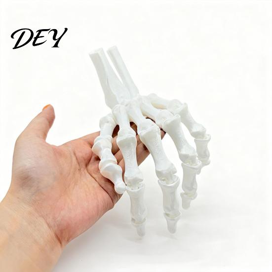 Skeleton Hand Dek Decor 3D Printed Figurine, Spooky Bone Statue for Desktop Sculpture Halloween Party, Gothic Model, Desk Figurine