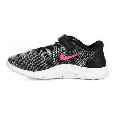 Flex 2018 RN Comfortable Simple Non-Slip Low-Top Kids Running Shoes Kids Sneaker Black White Red AH3437-001