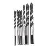 7PCS Twist Drill Bit Set Multifunctional Black Carbide Triangular Twist Drill Bit
