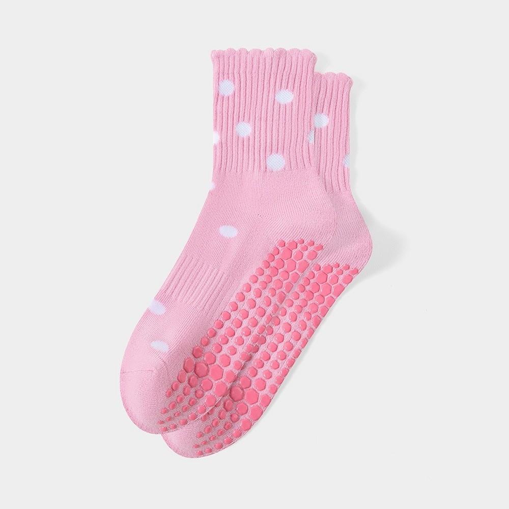 Non-Slip Yoga Socks Cartoon Embroidery Floor Socks Professional Pilates Socks  for Women
