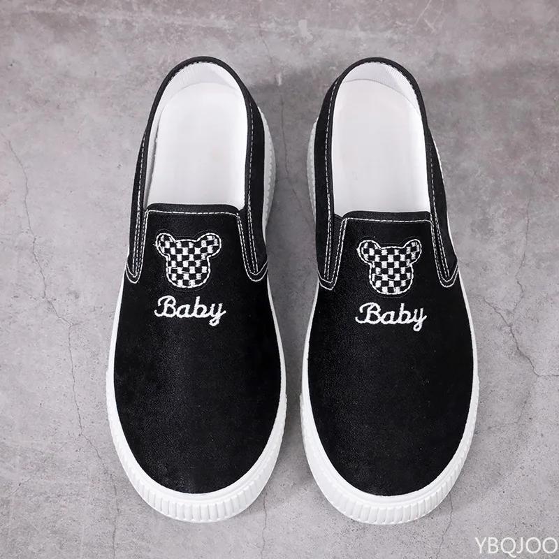 Fashion New Women's canvas Shoes Versatile anti slip flats Fashion comfortable ladies cloth shoes Casual lightweight single shoe Mujer