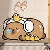 Cute Cartoon Diatomaceous Earth Bath Mat