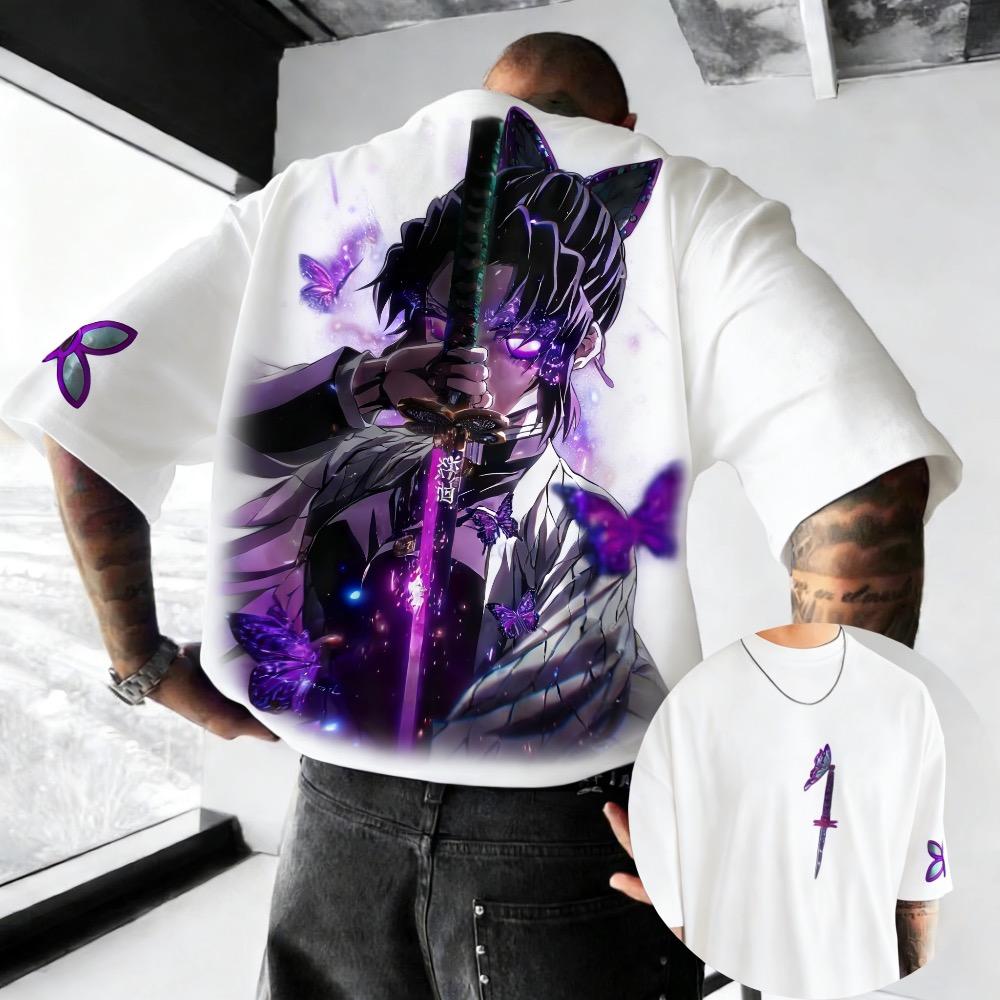 Printed men's and women's T-shirts, casual parent-child tops, fashionable summer streetwear