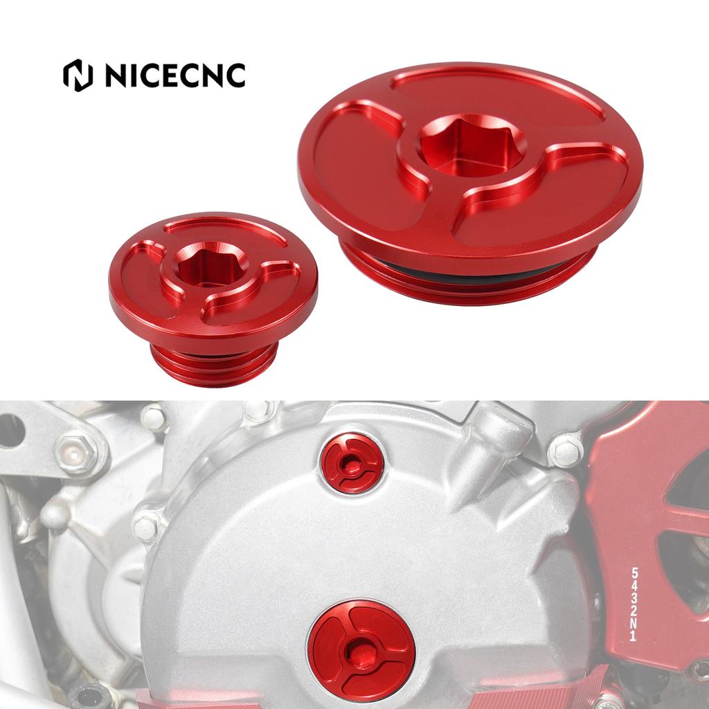 NICECNC For Honda XR650L XR 650L 1993-2022 Motorcycle Engine Timing Plugs Cover CRF450R 2002-2016 CRF250R 2010-2017 CRF1000L