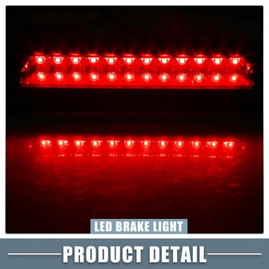 Pack of 1 for Ford Escape 08-12 Smoked Lens LED High Mount Brake Stop Light