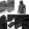 Comfortable Men's Drawstring Pullover Hoodie Sweater With Moisture Wicking