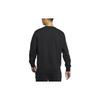 Nike Club Fleece Embroidered Logo Crew Neck Sweatshirt Men Tops Black FV4446-010