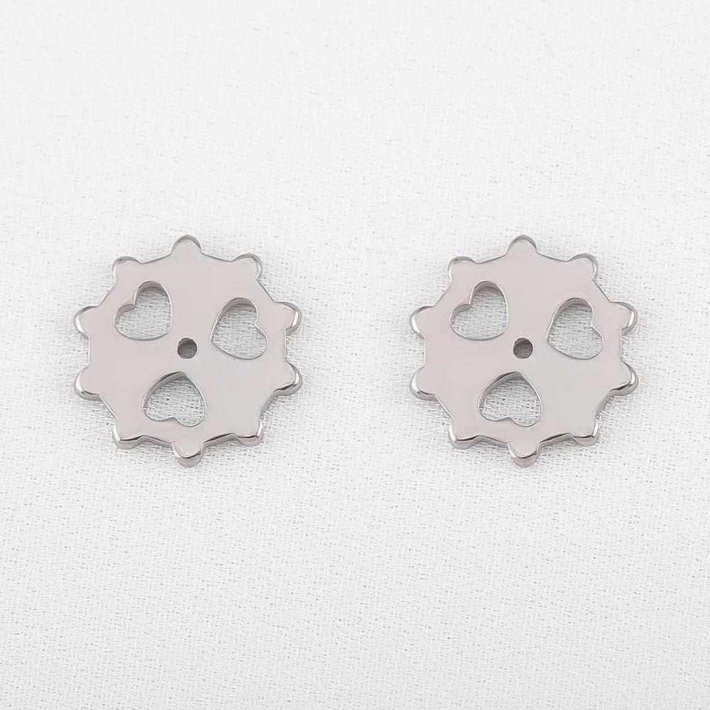 15pcs Stainless Steel Mechanical Steampunk Cogs Gears Clock Hour Hand Pendant Necklaces Bracelets Charm DIY Jewelry Making Decro