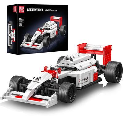 MOULD KING 10132 Formel 1 Rennwagen Modell 1:10 Super Sportwagen Baustein Technik Klemmbausatz (1524 Teile)