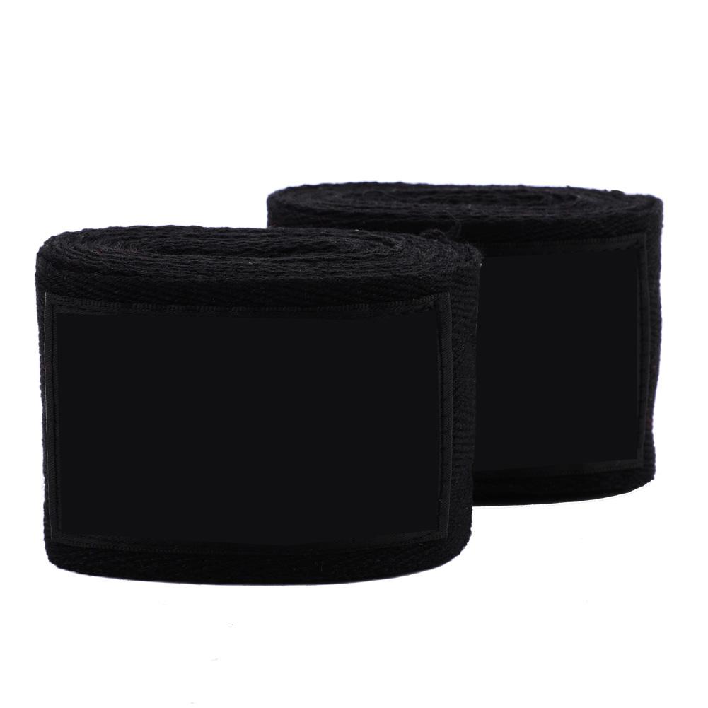 Adults 1 Pair Elastic Handwraps Hand Wrap for Boxing Kickboxing Muay Thai (Black)