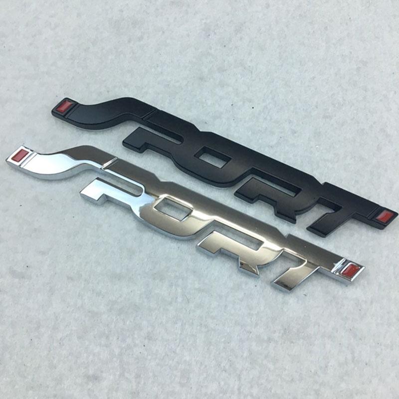 Luxuriöses Schwarzes Sportemblem Kofferraumabzeichen Aufkleber Für Ultimative Autoästhetik