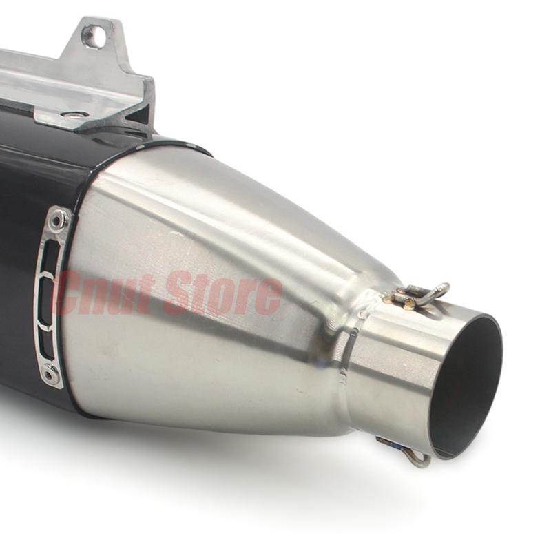 51mm Motorcycle FMF Exhaust Muffler Carbon Fiber  Pipe Universal with DB Killer For KTM 450 690 EXC WR450 LD450 CRF150F CRF250F