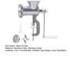 Meat Grinder Stainless Steel Blade Manual Mincer 3-in-1 Sausage Maker Low