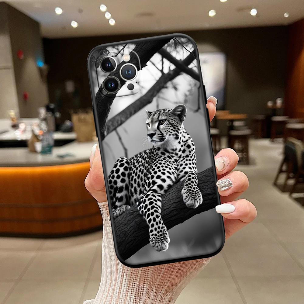 RA16 Leopard Phone Case for Samsung Galaxy A11 A12 A13 A15 A52S A53 A55 A56 A70 A71 A72 A73 F06 F16 F56 S10 Plus S10e
