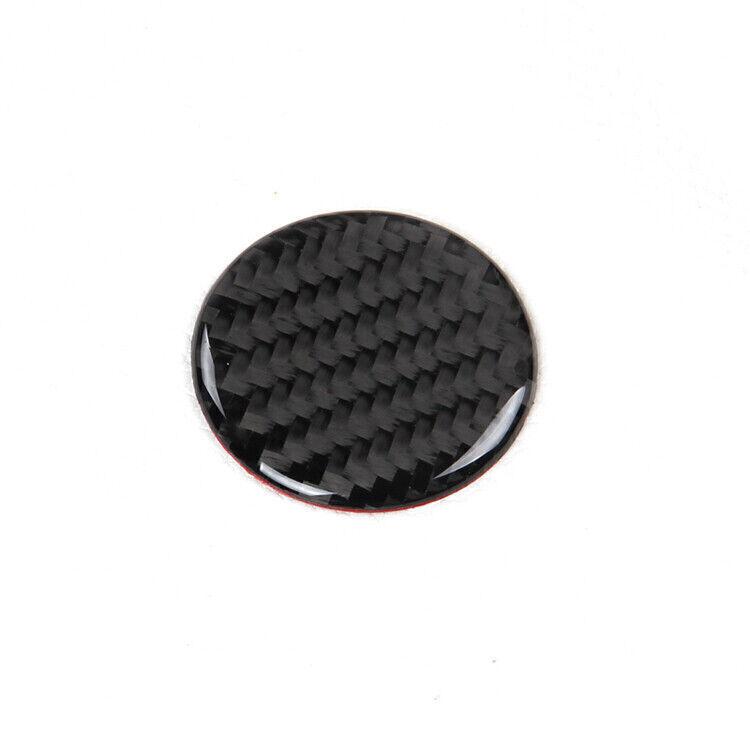 Console Gear Shift Knob Sticker For Range Rover Evoque 2012-19 Real Carbon Fiber