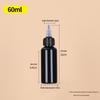 Transparent PET Squeeze Bottle with Pointed Mouth - Available in 30ml, 100ml, and 500ml Sizes
