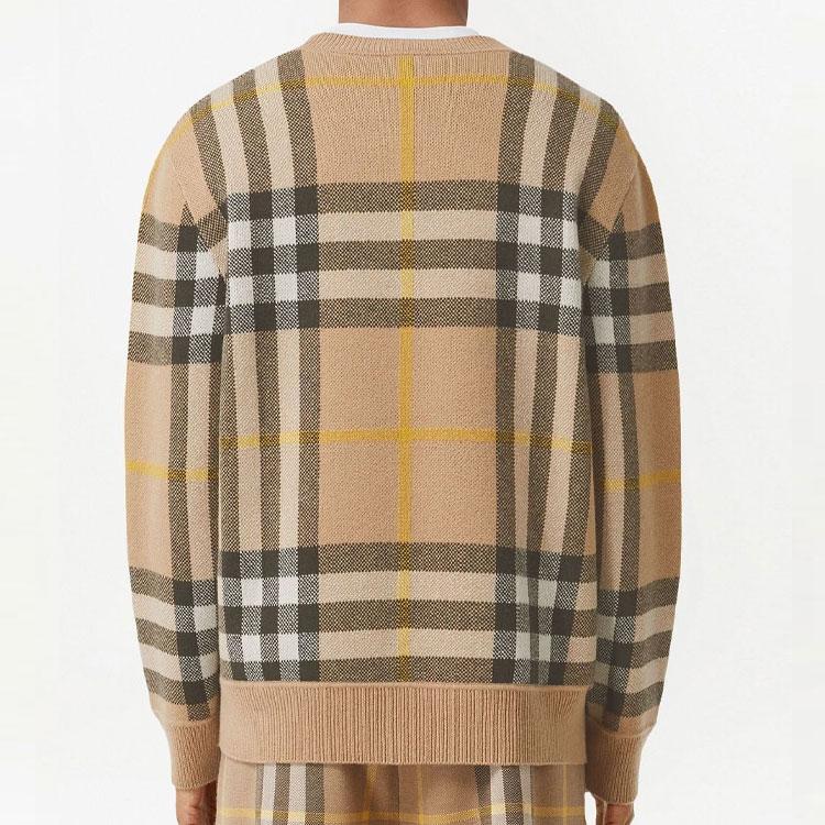 Burberry check cashmere jumper 80549201