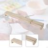 Poggiapolsi in Ceramica e Legno, Ponte Inclinabile per Artisti, Facile da Usare, Portatile, Robusto
