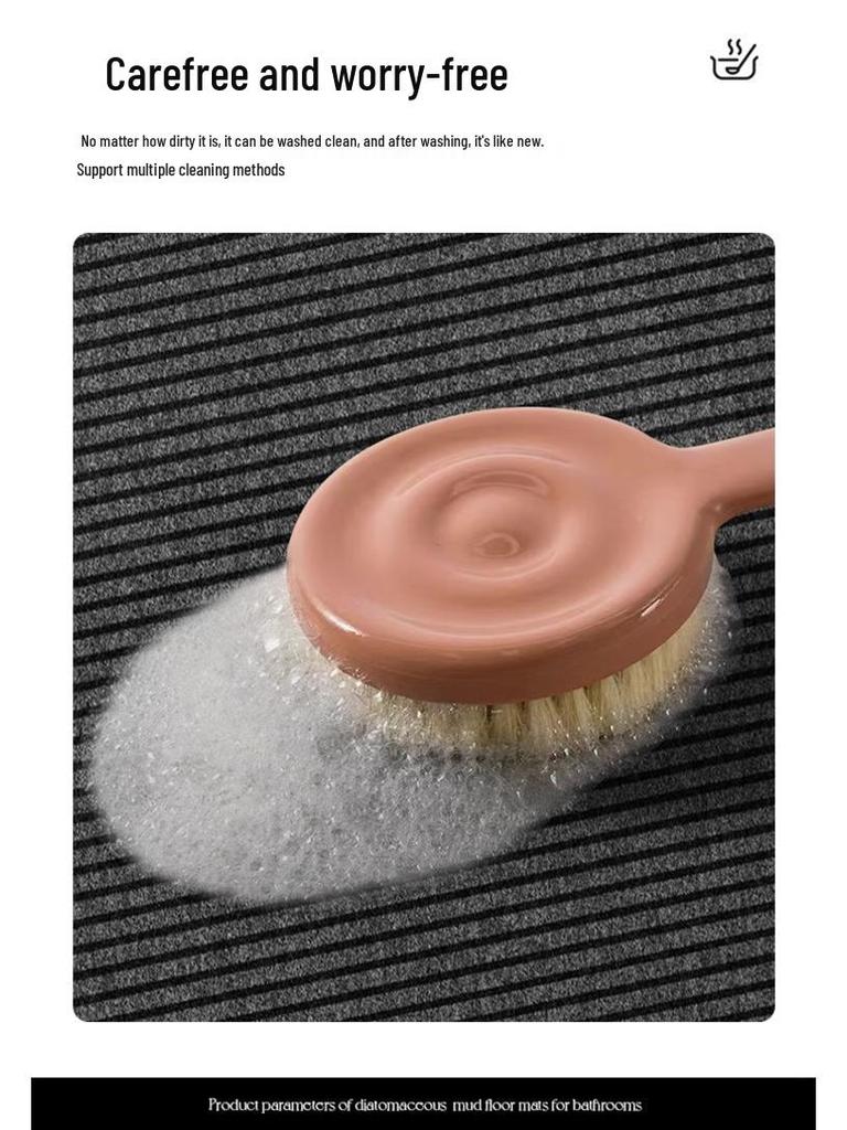 Chinese Style Diatomaceous Earth Non-Slip Kitchen Floor Mat: Oil-Proof, Washable, Water-Absorbent, and Quick-Drying