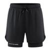 Unisex Quick-Dry Two-Piece Style Summer Sports Shorts for Running and Training