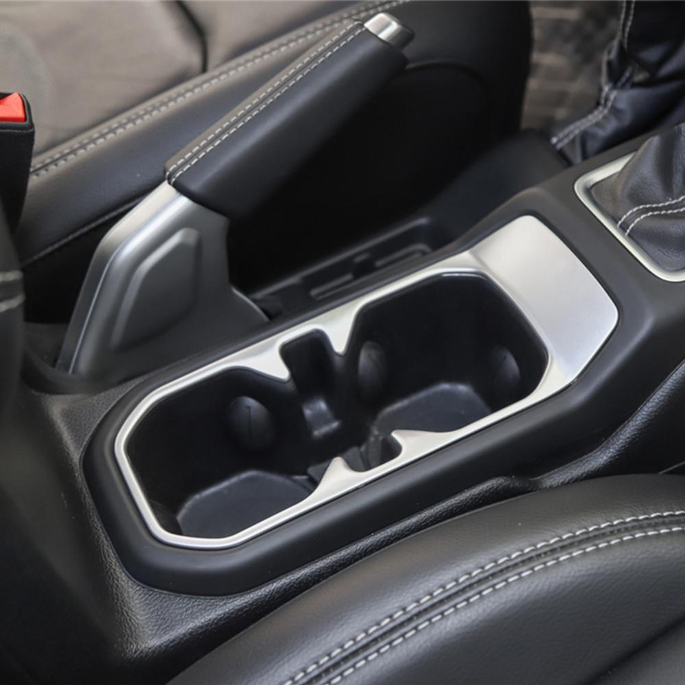 Cup Holder Trim Center Console Panel Decoration Cover for Jeep Wrangler JL Gladiator JT 2018-2025 Car Interior Accessories ABS